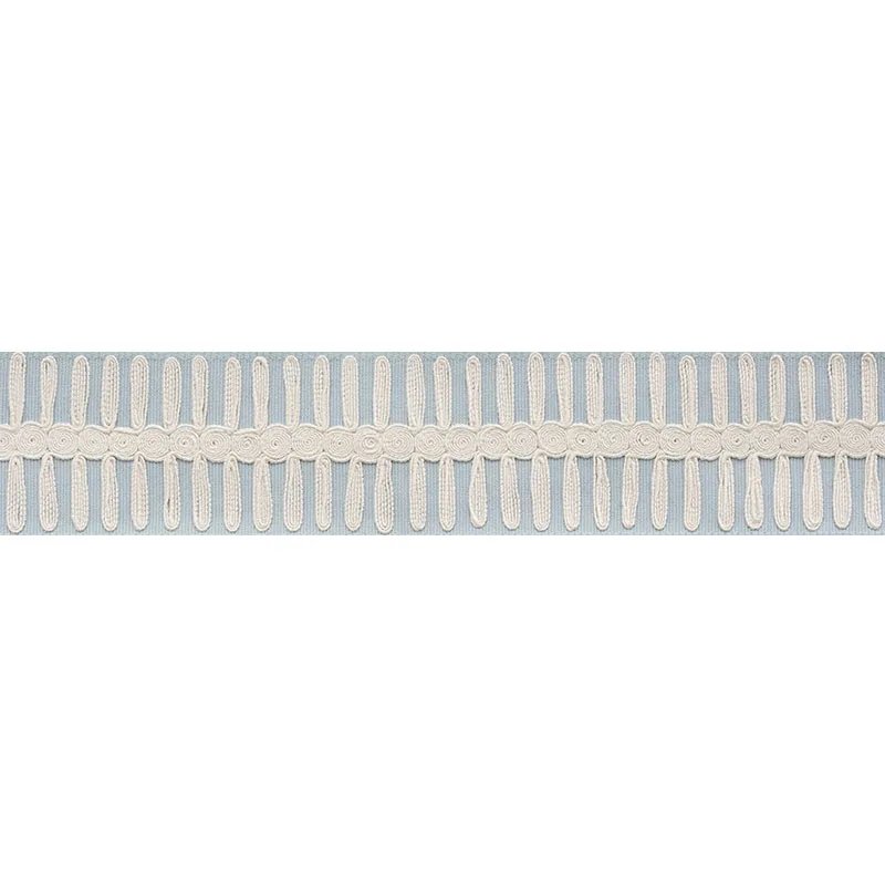 Schumacher Castille Tape trim in Sky (70744)