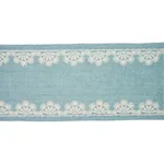 Schumacher Cecily Tape trim in Sky (77571)