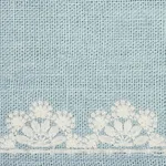 Schumacher Cecily Tape trim in Sky (77571)