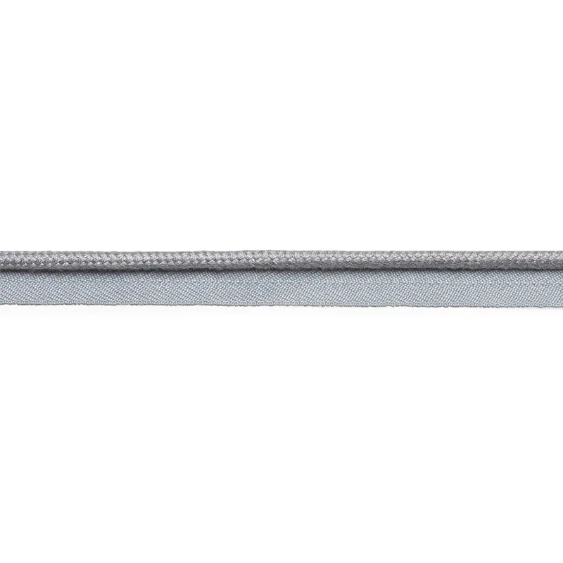 Schumacher Cedric Cotton Lip Cord Medium trim in Grey (74782)