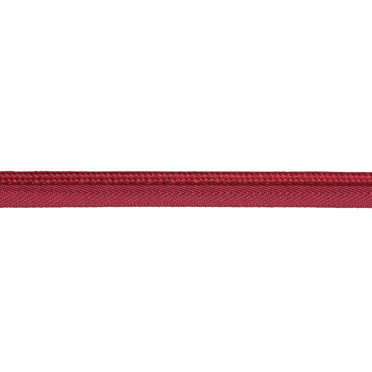 Schumacher Cedric Cotton Lip Cord Medium trim in Red (74789)