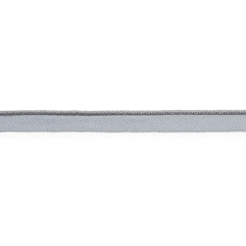 Schumacher Cedric Cotton Lip Cord Narrow trim in Grey (74762)