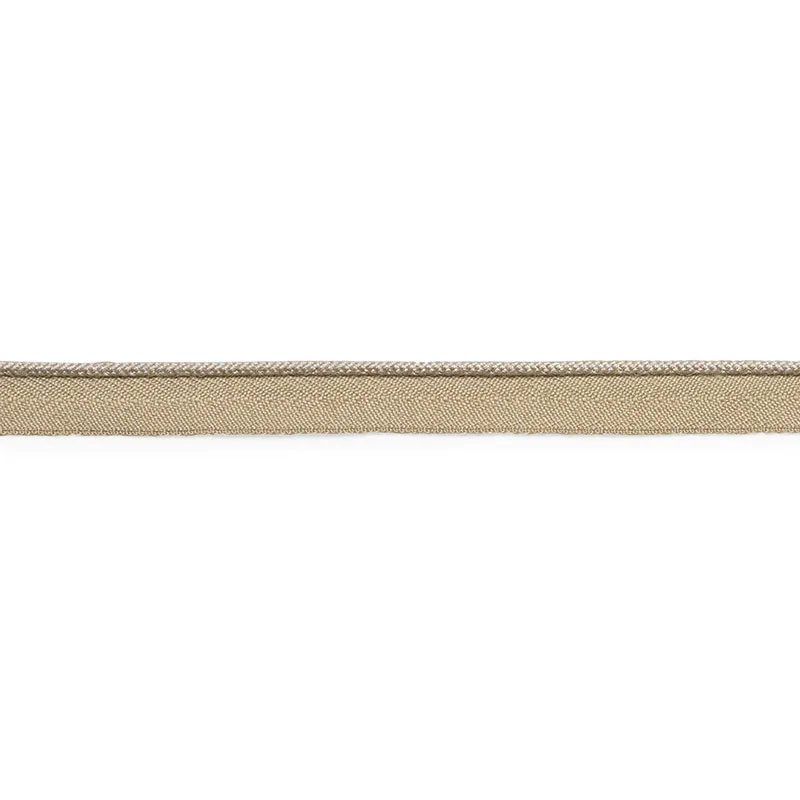 Schumacher Cedric Cotton Lip Cord Narrow trim in Linen (74761)