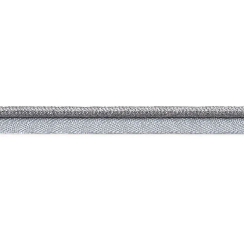 Schumacher Cedric Cotton Lip Cord Wide trim in Grey (74802)
