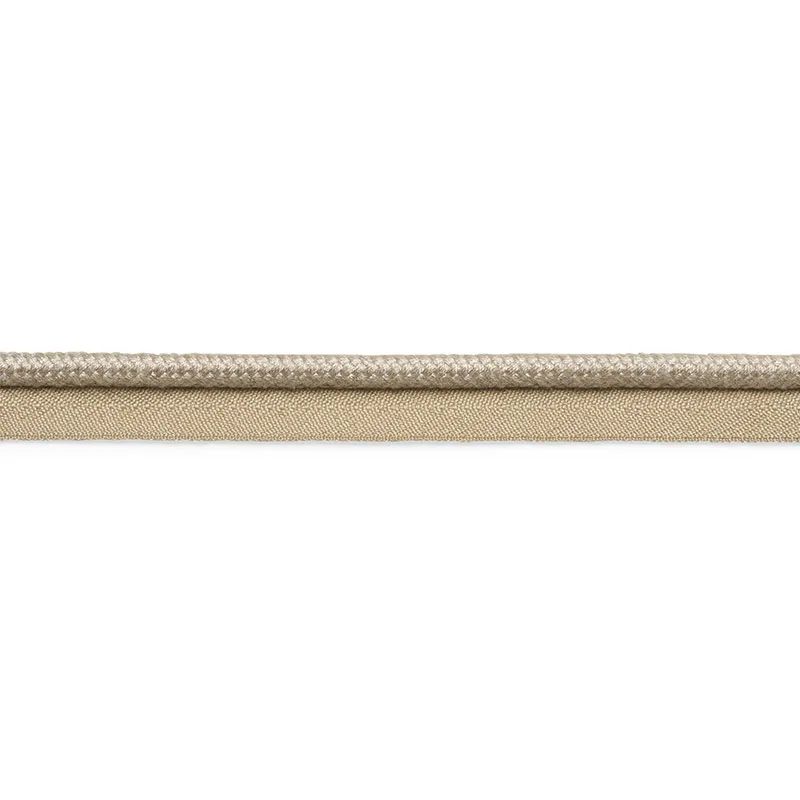 Schumacher Cedric Cotton Lip Cord Wide trim in Linen (74801)