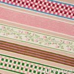 85451 | Chequer Hand Block Trim - Pink Schumacher Chequer Hand Block Trim in Pink (85451)