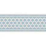 72311 | Cherie Tape - Blue Schumacher Cherie Tape trim in Blue (72311)