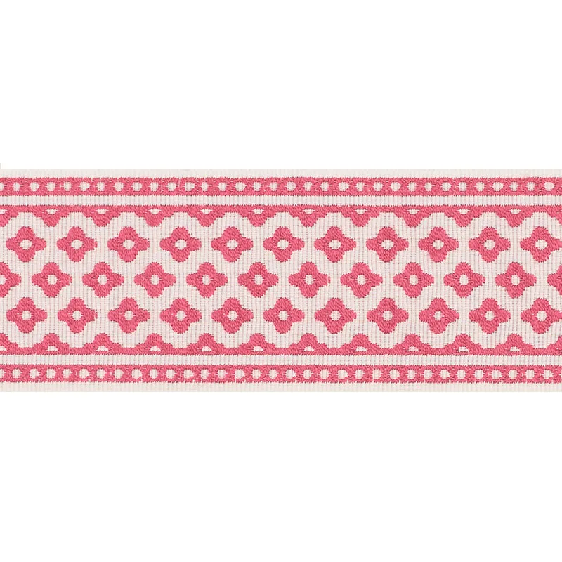 Schumacher Cherie Tape trim in Raspberry (72313)