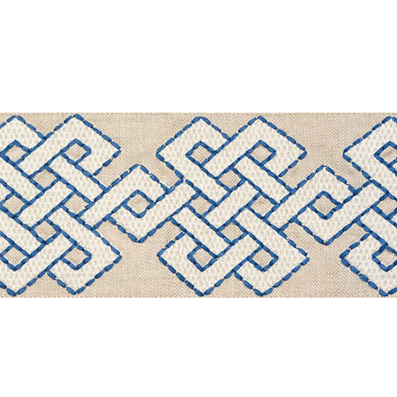 Schumacher Chesterton Tape trim in Blue (77221)