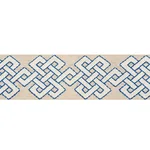Schumacher Chesterton Tape trim in Blue (77221)