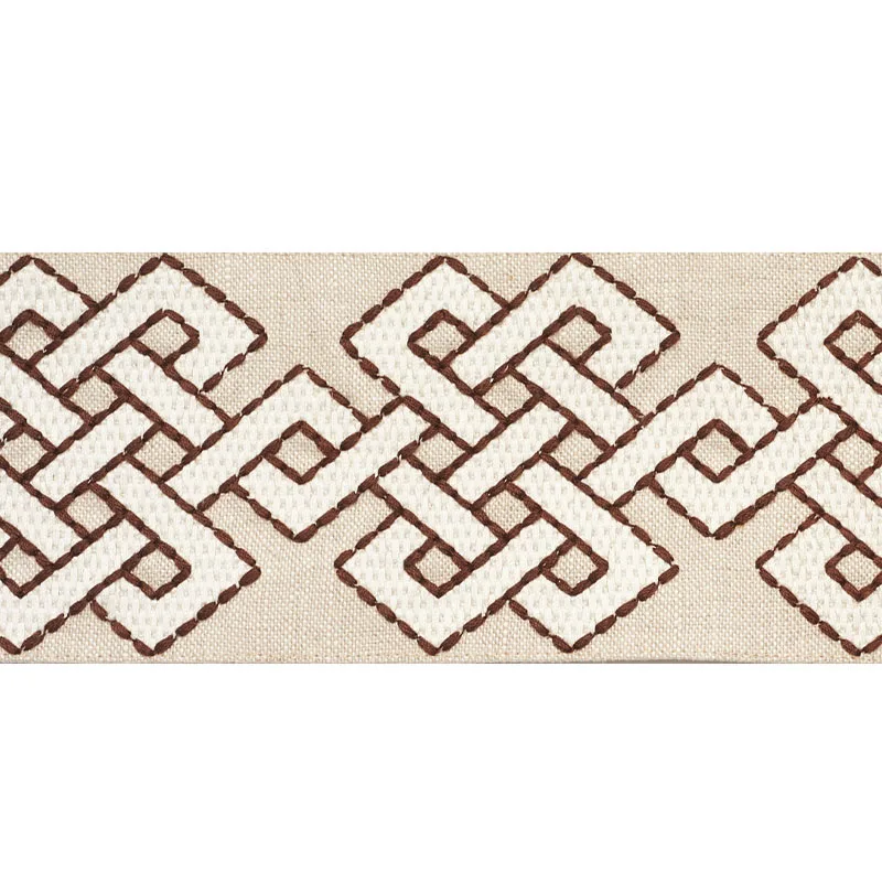 Schumacher Chesterton Tape trim in Brown (77222)