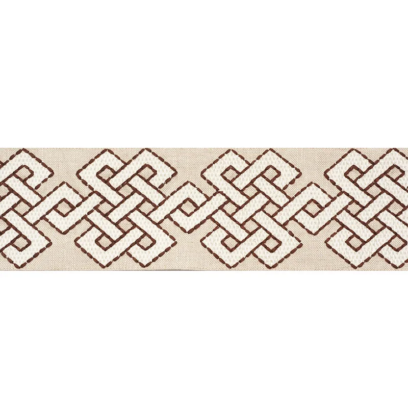 Schumacher Chesterton Tape trim in Brown (77222)