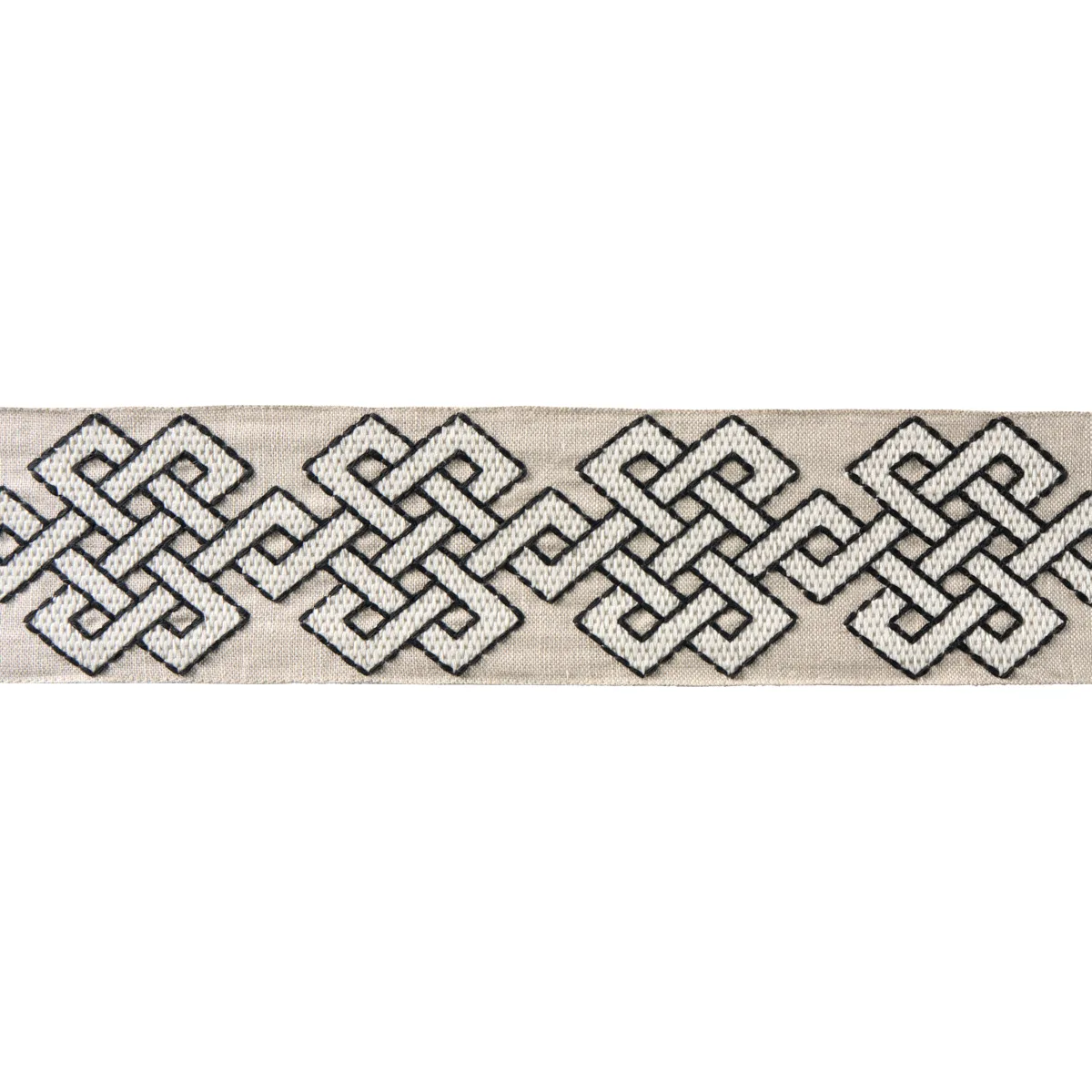 Schumacher Chesterton Tape trim in Graphite (77223)