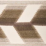 80184 | Chevron Strie Velvet Tape - Stone Schumacher Chevron Strie Velvet Tape trim in Stone (80184)