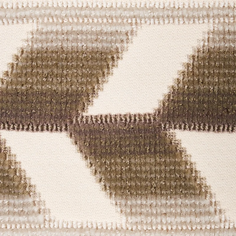 80184 | Chevron Strie Velvet Tape - Stone Schumacher Chevron Strie Velvet Tape trim in Stone (80184)