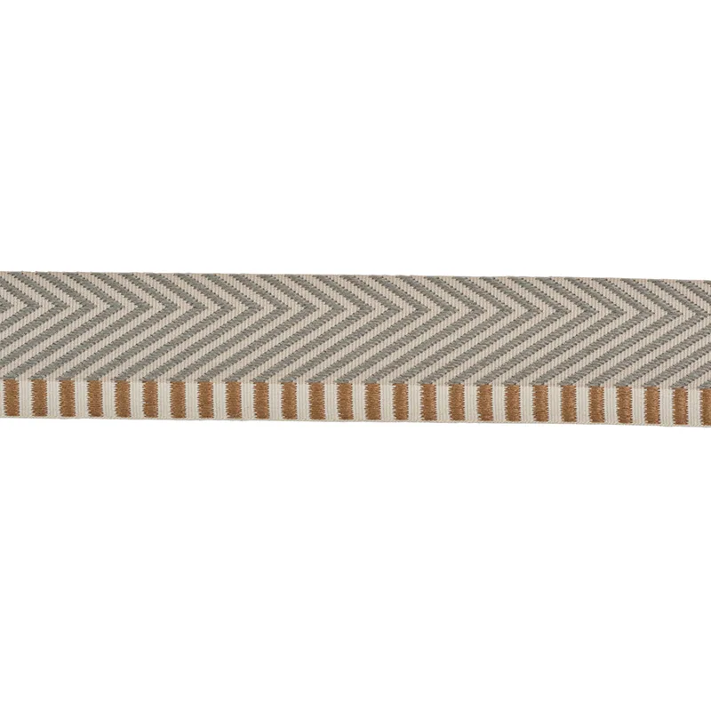 Schumacher Chevron Twill Tape trim in Natural (76111)