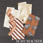 76112 | Chevron Twill Tape - Orange Schumacher Chevron Twill Tape trim in Orange (76112)
