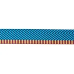 76114 | Chevron Twill Tape - Peacock Schumacher Chevron Twill Tape trim in Peacock (76114)