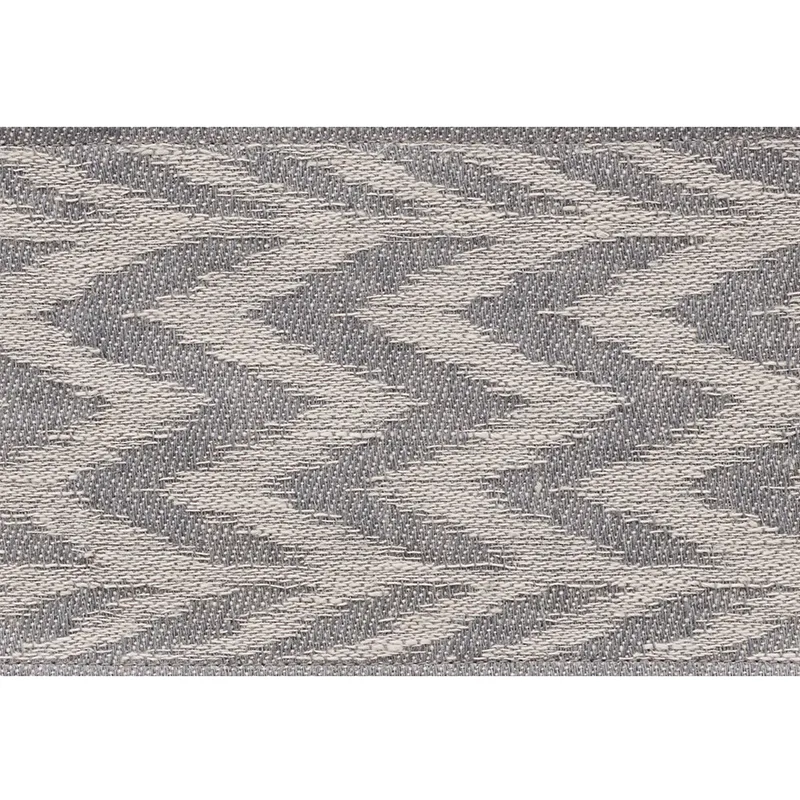 Schumacher Chevron Woven Tape trim in Grey (74251)
