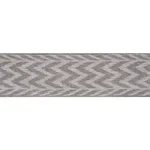 74251 | Chevron Woven Tape - Grey Schumacher Chevron Woven Tape trim in Grey (74251)