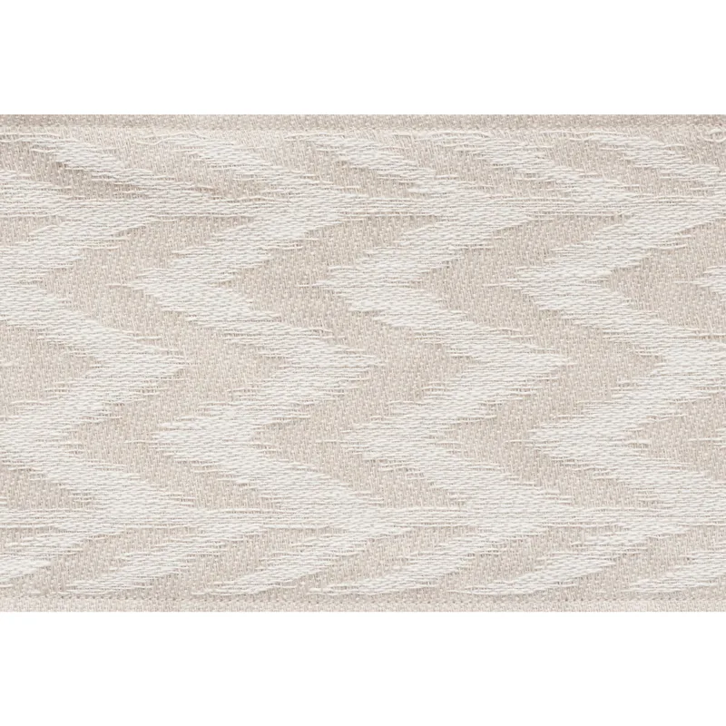 Schumacher Chevron Woven Tape trim in Natural (74250)