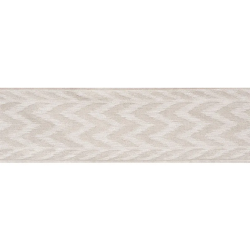 Schumacher Chevron Woven Tape trim in Natural (74250)