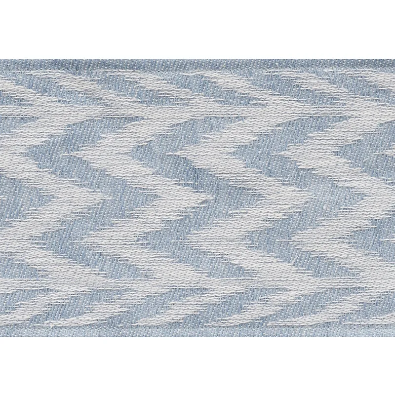 Schumacher Chevron Woven Tape trim in Sky (74252)