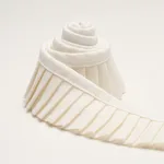 85962 | Clara Pleated Tape - Ivory Schumacher Clara Pleated Tape trim in Ivory (85962)
