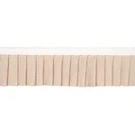 85961 | Clara Pleated Tape - Neutral Schumacher Clara Pleated Tape trim in Neutral (85961)