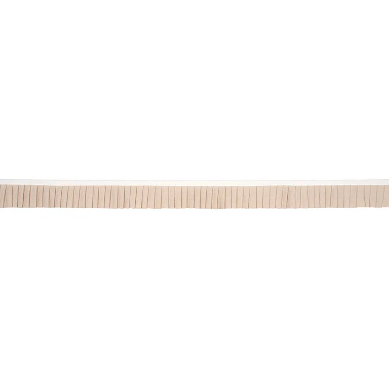 Schumacher Clara Pleated Tape trim in Neutral (85961)