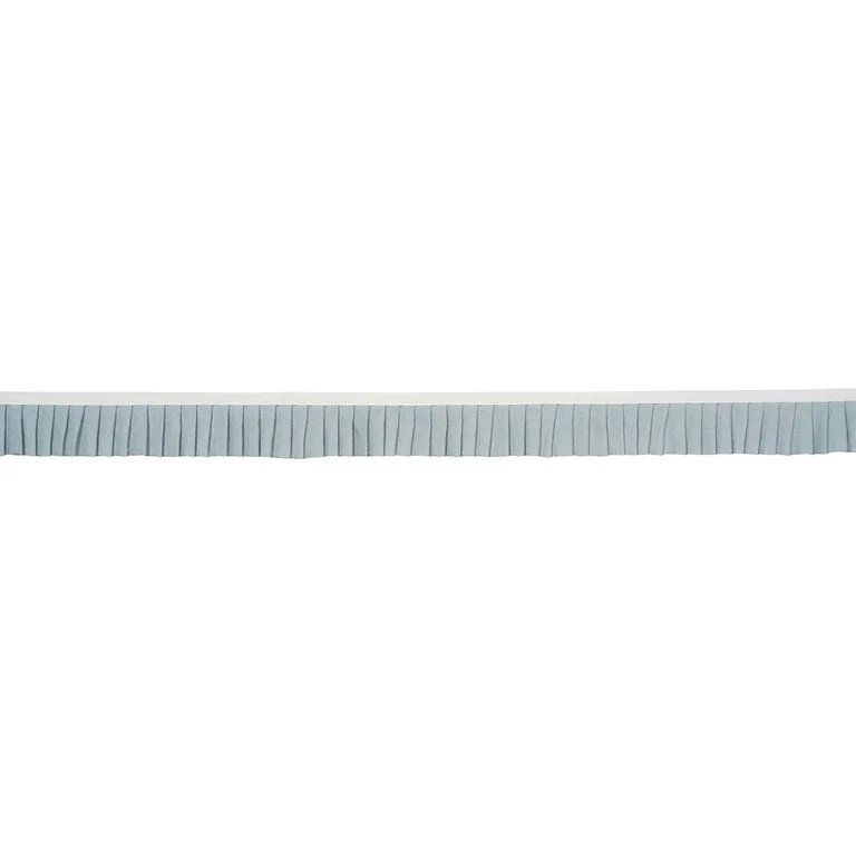 Schumacher Clara Pleated Tape trim in Sky (85960)