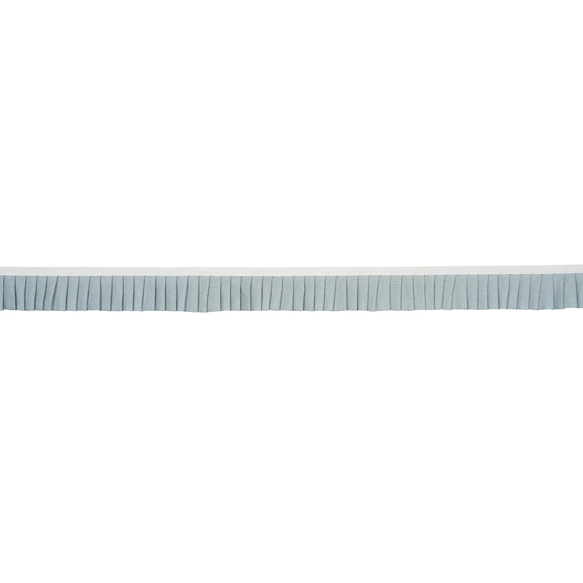 Schumacher Clara Pleated Tape trim in Sky (85960)