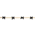 82471 | Claudia Tape - Black on Neutral Schumacher Claudia Tape trim in Black on Neutral (82471)