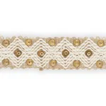Schumacher Colbert Tape trim in Natural (70670)