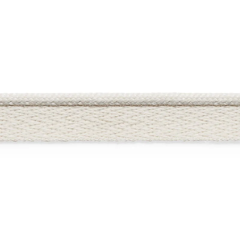 Schumacher Coleman Lip Cord trim in Ivory (74920)
