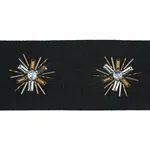 81191 | Constellation Beaded Tape - Black Schumacher Constellation Beaded Tape trim in Black (81191)