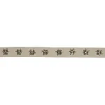 81190 | Constellation Beaded Tape - Linen Schumacher Constellation Beaded Tape trim in Linen (81190)