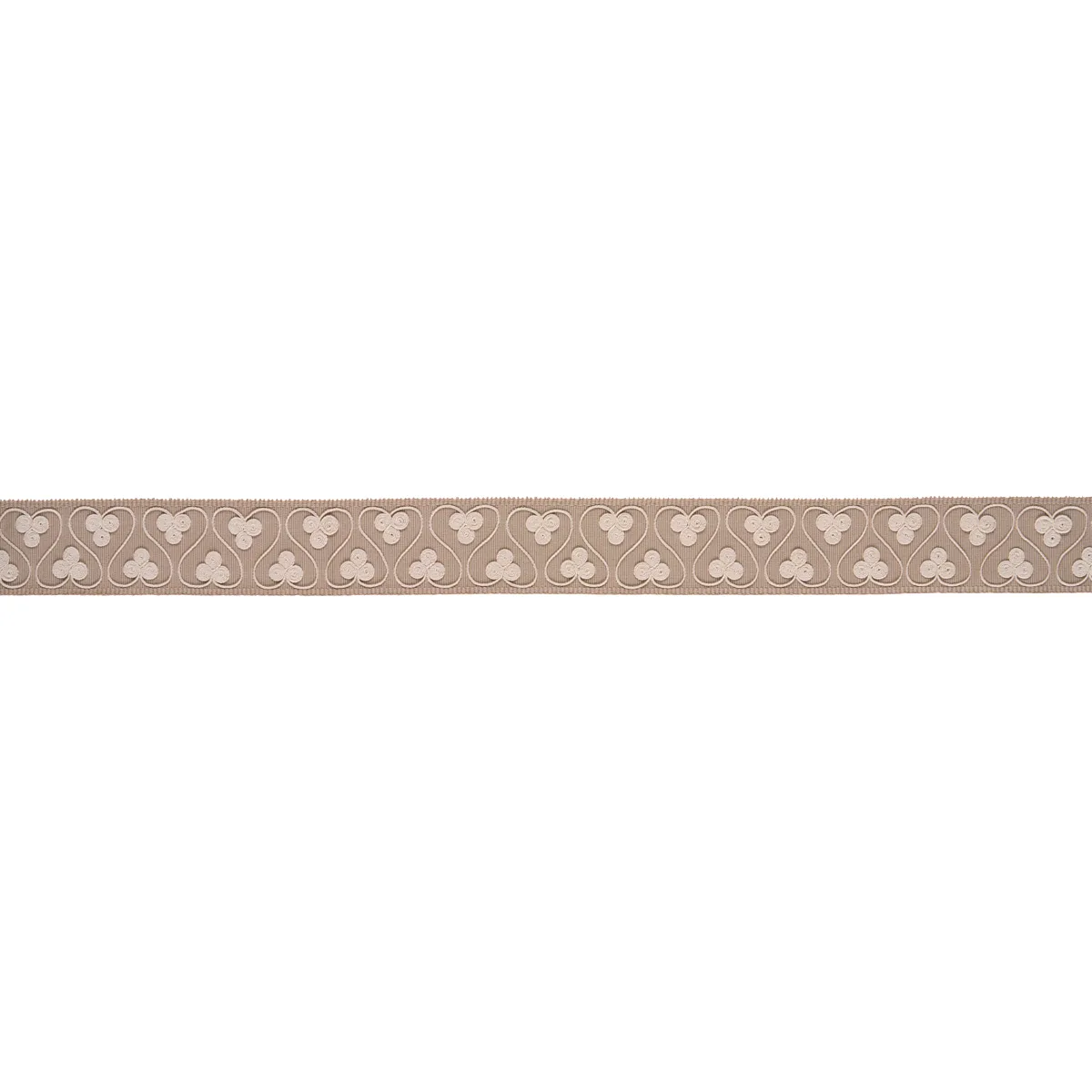 Schumacher Coquette Tape trim in Dove (72745)