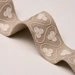 Schumacher Coquette Tape trim in Dove (72745)