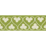 72741 | Coquette Tape - Leaf Schumacher Coquette Tape trim in Leaf (72741)