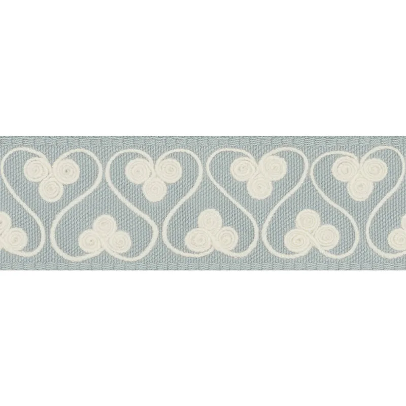 Schumacher Coquette Tape trim in Sky (72742)