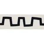 Schumacher Corbu Tape trim in Black (81770)