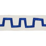 81771 | Corbu Tape - Blue Schumacher Corbu Tape trim in Blue (81771)
