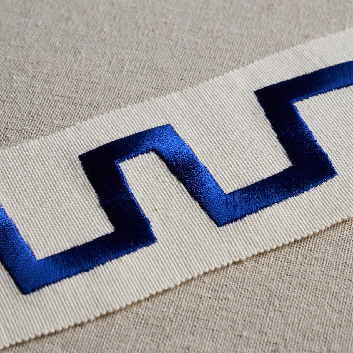 81771 | Corbu Tape - Blue Schumacher Corbu Tape trim in Blue (81771)