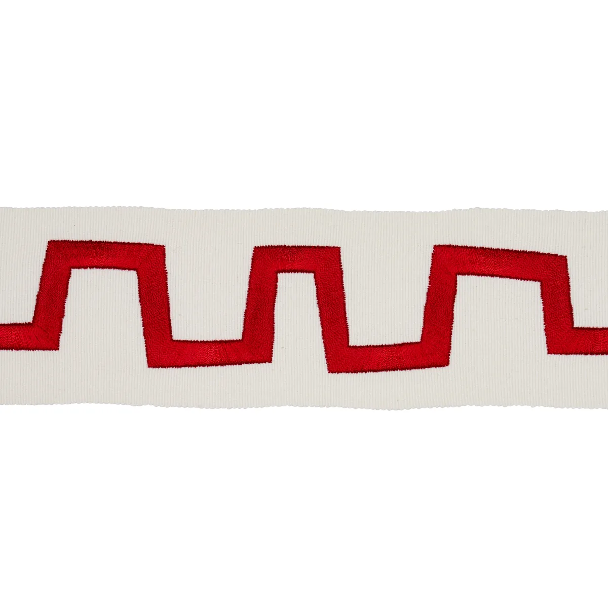 Schumacher Corbu Tape trim in Red (81772)