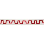 81772 | Corbu Tape - Red Schumacher Corbu Tape trim in Red (81772)
