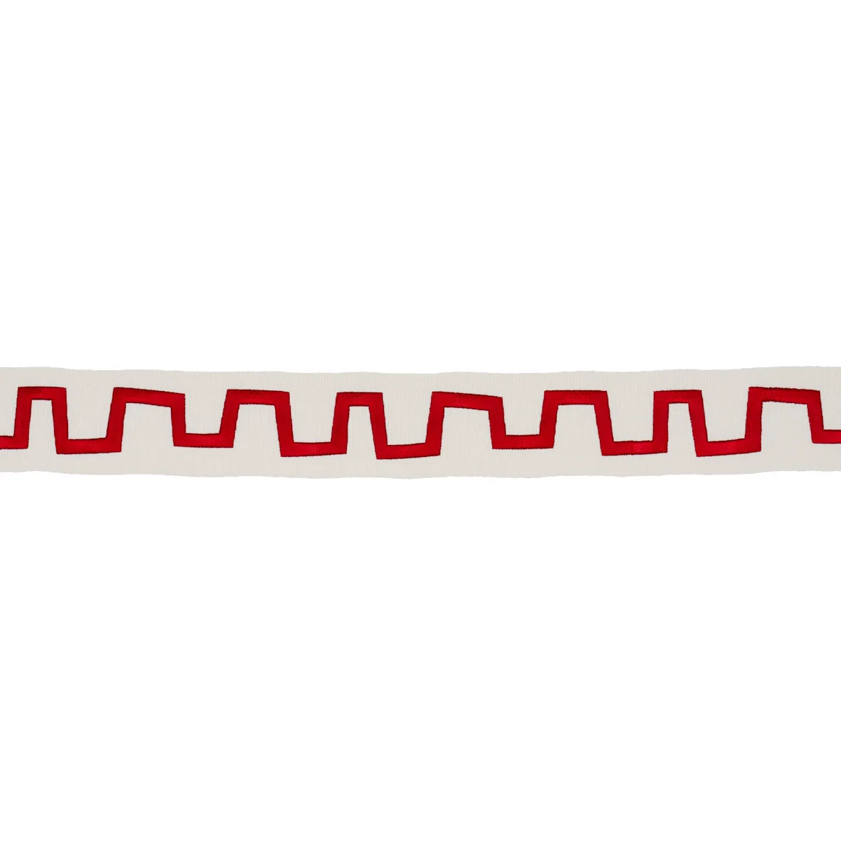 Schumacher Corbu Tape trim in Red (81772)