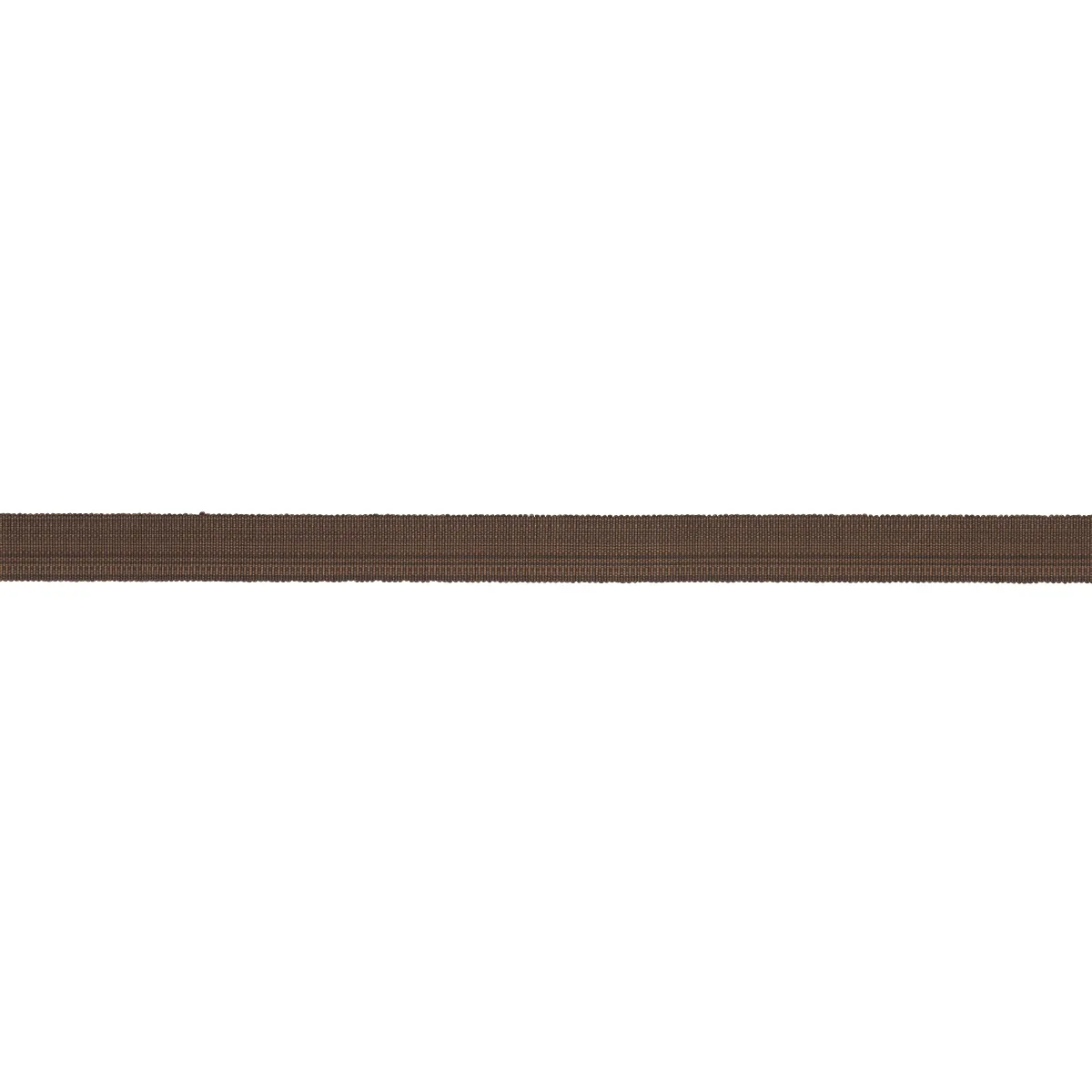 Schumacher Cotton Strié Tape Medium trim in Chestnut (83942)