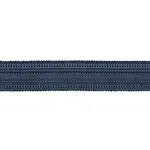 Schumacher Cotton Strié Tape Medium trim in Indigo (83941)