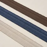 Schumacher Cotton Strié Tape Medium trim in Indigo (83941)